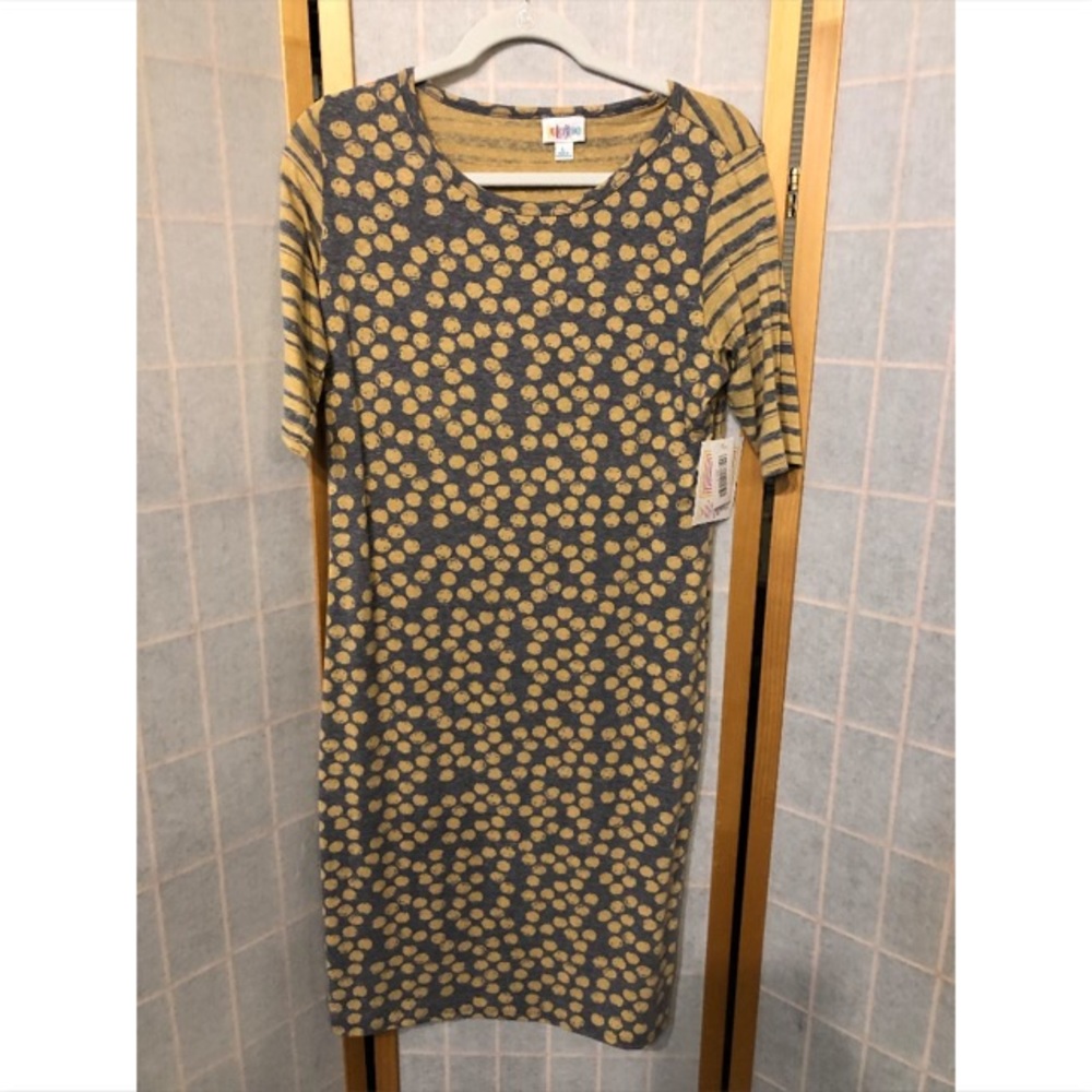 Lularoe Julia Dress - Short Sleeves - Large